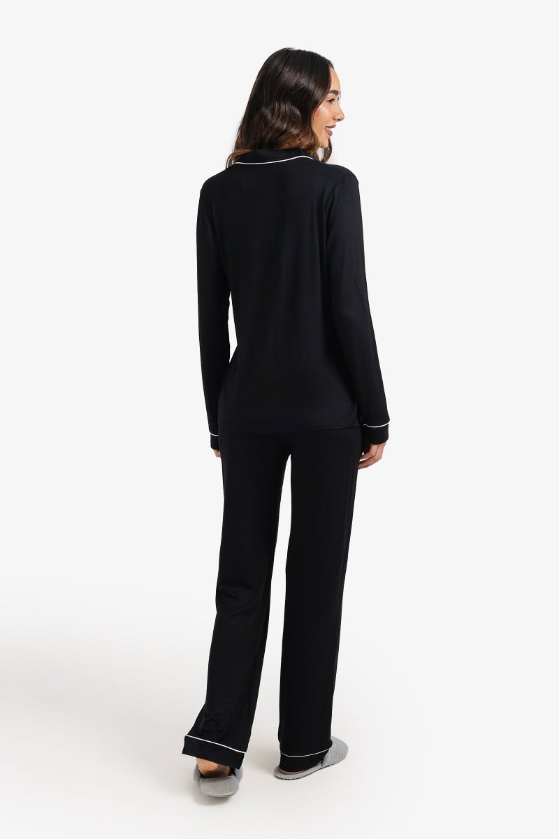 Carina Contrast - Pipe Pyjama Set - Image 3